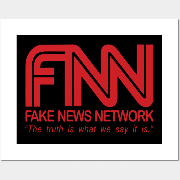 FNN Fake News Network Wall Art by DavesTees